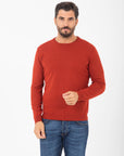 Girocollo Bellwood in seta e cashmere - Rosso