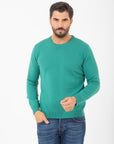 Girocollo Bellwood in seta e cashmere - Verde