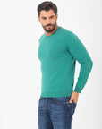 Girocollo Bellwood in seta e cashmere - Verde