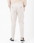 MYTHS Pantaloni Velluto Lavato talco