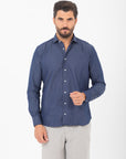 Camicia Mastai Ferretti blu denim