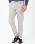 MYTHS Pantaloni caldo cotone con Pinces grigio