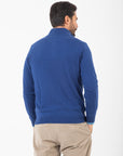 Lupetto Bellwood con zip in seta e cashmere - Bluette