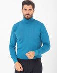 Dolcevita Paul Miranda in lana merino tintura used - ottanio