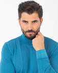 Dolcevita Paul Miranda in lana merino tintura used - ottanio