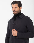 Trench jersey tecnico Blu