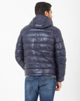 BOMBER ADD MILANO IN NYLON SHINY Blu