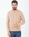 Girocollo Bellwood in seta e cashmere - Beige