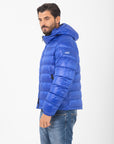 BOMBER ADD MILANO IN NYLON SHINY Blu Royal