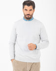 Girocollo Bellwood in lana merino extrafine Marmo