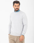 Girocollo Bellwood in lana merino extrafine Marmo