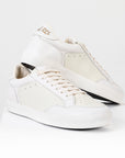 Sneakers mix pelle bianco Manuel Ritz