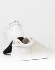 Sneakers mix pelle bianco Manuel Ritz